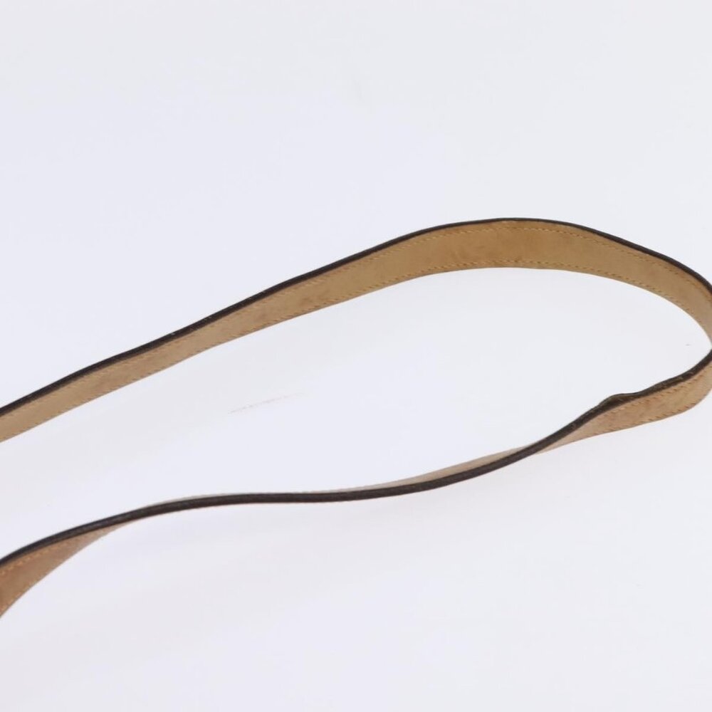 Authentic CELINE Macadam Canvas Shoulder Bag PVC Beige Gold - Picture 15 of 16